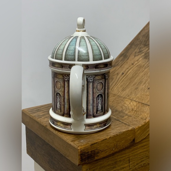 1980s Vtg Sadler England Stourhead National Trust Temple of Apollo Teapot - Picture 3 of 16